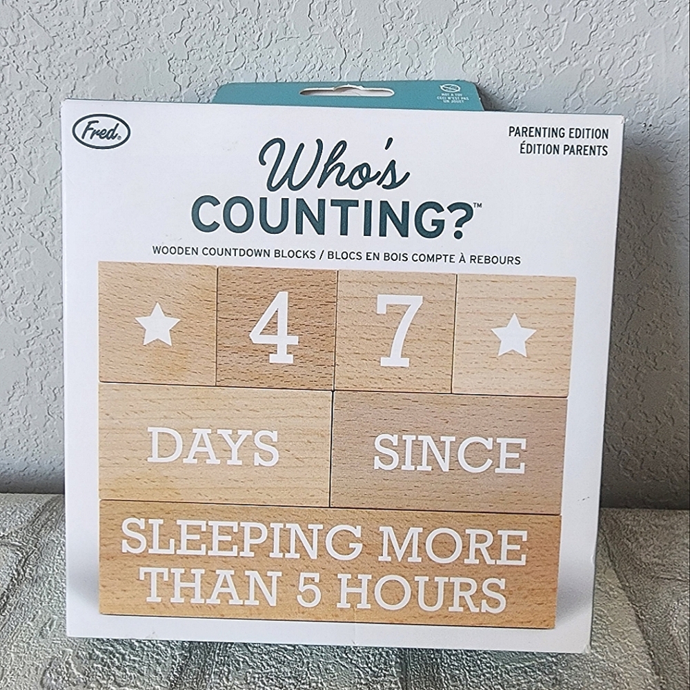 New Baby Countdown Blocks - Picture 3 of 15